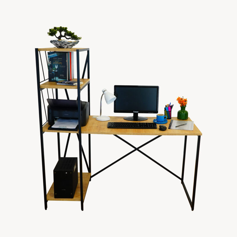 Alternative view of Simplex - Schreibtisch Mit Regalen