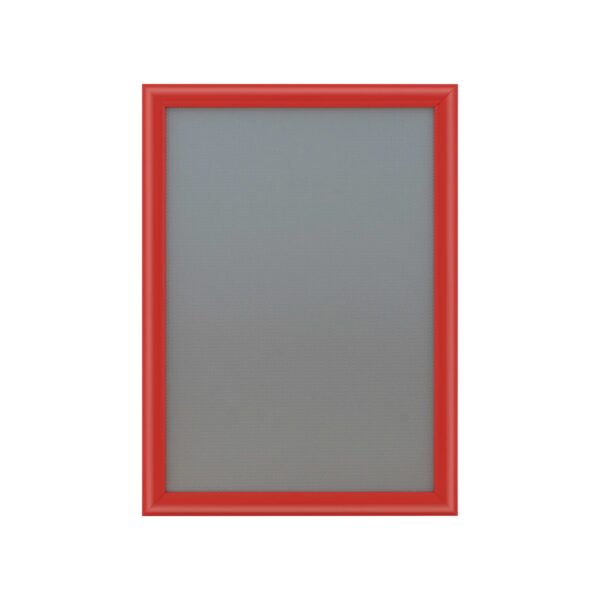 Alu-Klapprahmen DIN A3, 25 mm Profil, rot RAL 3020, Gehrung