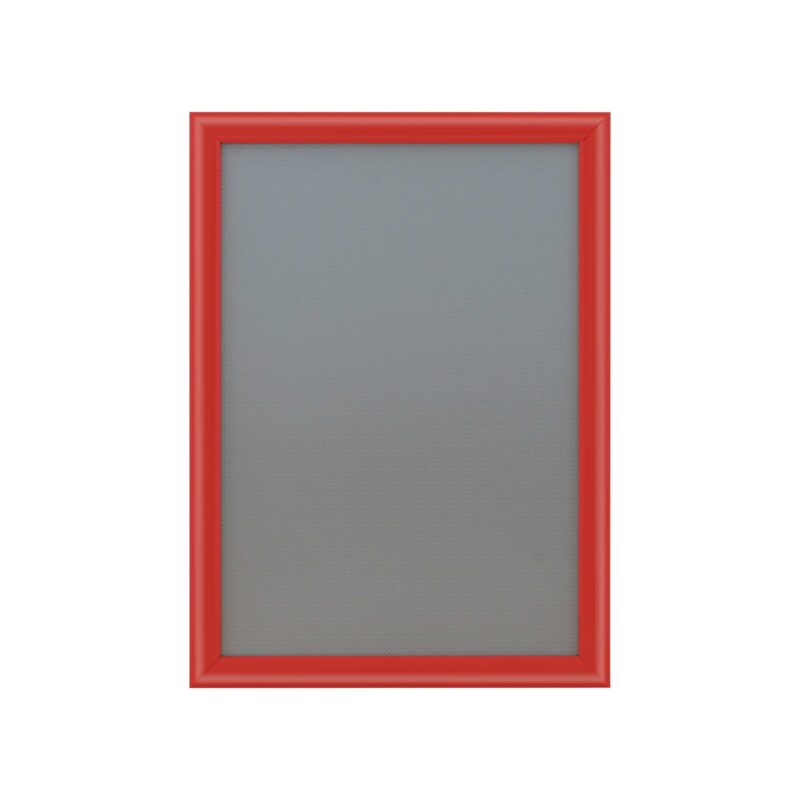 Alu-Klapprahmen DIN A3, 25 mm Profil, rot RAL 3020, Gehrung