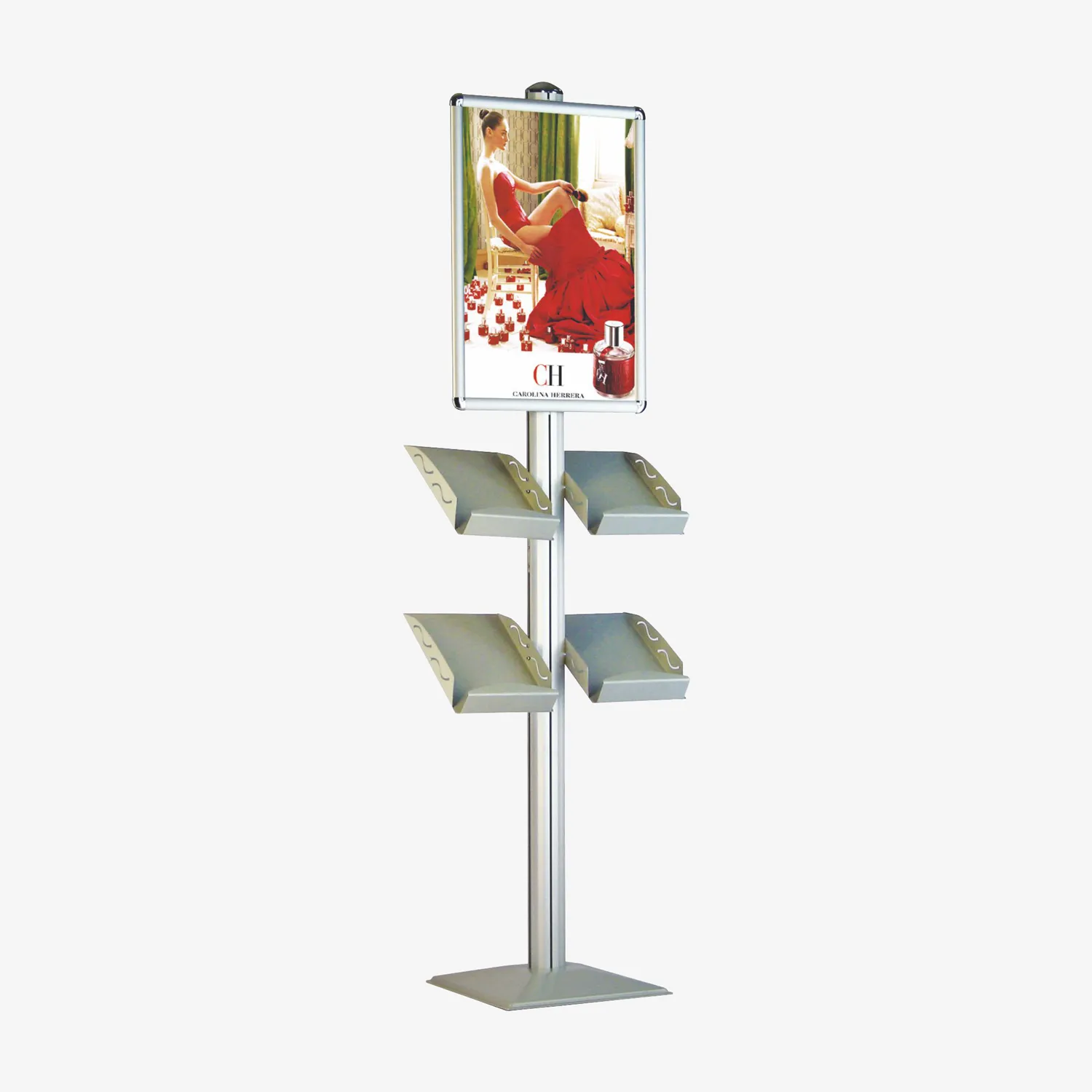 Dynamic-Poster-Stand-with-Brochure-Holder-Tmb